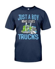 Just A Boy Who Loves Trucks Classic T-Shirt tile