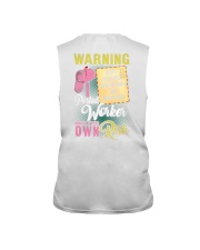 Warning Postal Worker Own Risk Sleeveless Tee tile