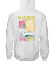 Warning Postal Worker Own Risk Hooded Sweatshirt tile