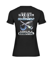 I'm not saying I'm a Big Deal But the Government Premium Fit Ladies Tee tile