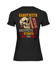 Carpenter Because Architects Need Heroes Premium Fit Ladies Tee tile