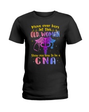 Move over boys let this old woman Ladies T-Shirt tile