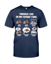 Things I do in my square time Classic T-Shirt tile