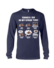 Things I do in my square time Long Sleeve Tee tile