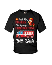 Im going firefighting with uncle Youth T-Shirt front