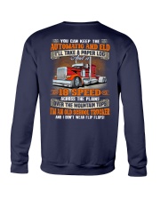 I'm An Old School Trucker Crewneck Sweatshirt tile