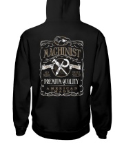 Machinist Premium Quality American Made Hooded Sweatshirt back