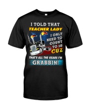 I told that teacher lady I only need to count Premium Fit Mens Tee tile