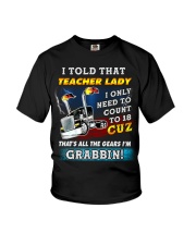 I told that teacher lady I only need to count Youth T-Shirt front