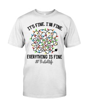 Its fine im fine everything is fine Classic T-Shirt tile