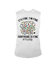 Its fine im fine everything is fine Sleeveless Tee tile