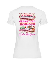 A Ssuming I'm Just A Woman Grumpy Old Trucker Premium Fit Ladies Tee tile