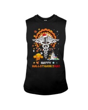 Happy hallo thanksmas Sleeveless Tee tile