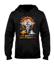 Happy hallo thanksmas Hooded Sweatshirt tile
