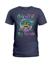 Stay out of my bubble Ladies T-Shirt tile
