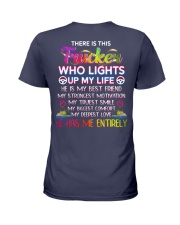 There Is This Trucker He Has Me Entirely Ladies T-Shirt tile
