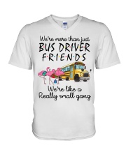 We're more than just bus driver friends V-Neck T-Shirt tile