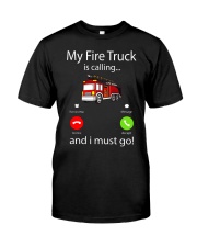 My Fire Truck is calling and i must go Premium Fit Mens Tee tile