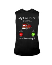 My Fire Truck is calling and i must go Sleeveless Tee tile