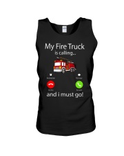 My Fire Truck is calling and i must go Unisex Tank tile