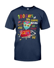100 days of school busing got me feelin Classic T-Shirt tile