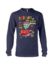 100 days of school busing got me feelin Long Sleeve Tee tile