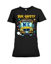 Bus Safety starts with me Premium Fit Ladies Tee tile