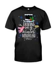 Driving in a winter wonderland Premium Fit Mens Tee tile