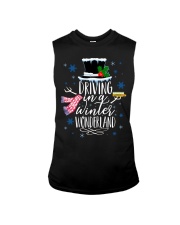 Driving in a winter wonderland Sleeveless Tee tile