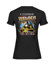 A Legendary Welder Has Retired Premium Fit Ladies Tee tile