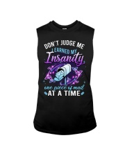 Don't judge me I earned my instanity one piece Sleeveless Tee tile