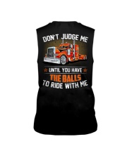 Don't judge me until you have the balls to ride Sleeveless Tee tile