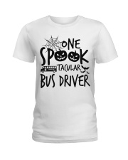 One Spook Tacular Bus Driver Ladies T-Shirt tile