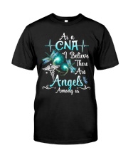 As a CNA I believe there are angels Premium Fit Mens Tee tile