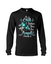 As a CNA I believe there are angels Long Sleeve Tee tile