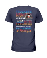 Truckers Wife I'm The Boss Honey Ladies T-Shirt tile