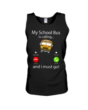 My school bus is calling and i must go Unisex Tank tile