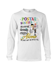 Postal besties because going lazy Long Sleeve Tee tile