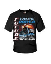 Future trucker like my daddy Youth T-Shirt front