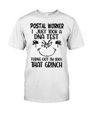 Postal Worker I just took a DNA test turns out Premium Fit Mens Tee tile