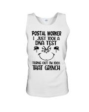 Postal Worker I just took a DNA test turns out Unisex Tank tile