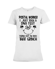 Postal Worker I just took a DNA test turns out Premium Fit Ladies Tee tile
