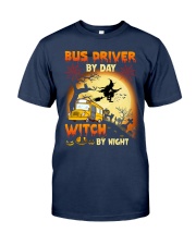Bus Driver By Day Witch By Night Classic T-Shirt tile