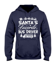 Santa's favorite bus driver Hooded Sweatshirt tile