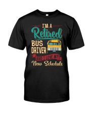 Retired Bus Driver and i love my new schedule Premium Fit Mens Tee tile