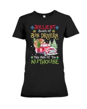 Bunch of bus drivers this side of the nuthouse Premium Fit Ladies Tee tile