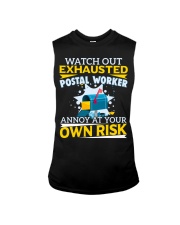 Watch out exhausted postal worker annoy Sleeveless Tee tile
