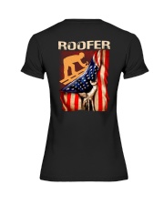 Roofer flag Premium Fit Ladies Tee tile