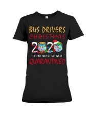 Bus driver christmas 2020 Premium Fit Ladies Tee tile