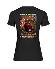 I took a DNA test GOD is my father Premium Fit Ladies Tee tile